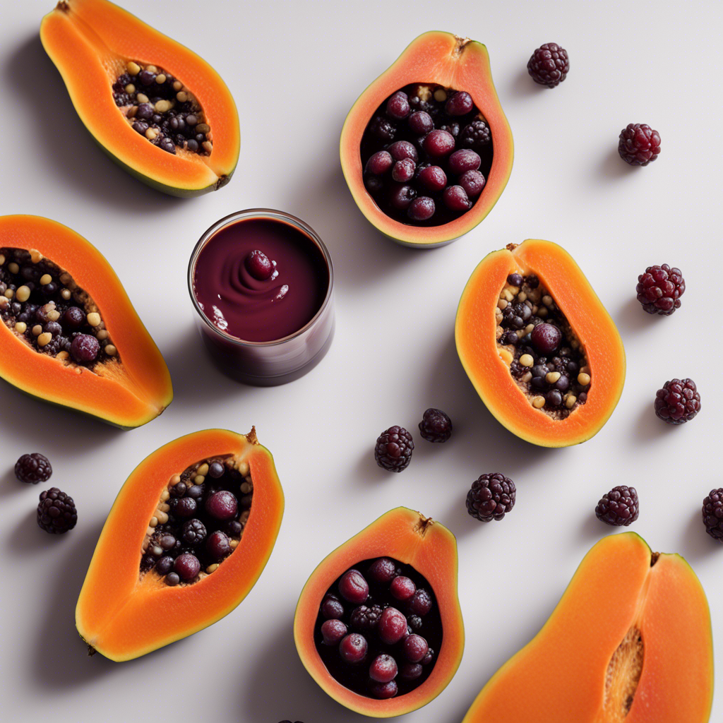 Receita de Creme de Papaya com Cassis - Content Illustration